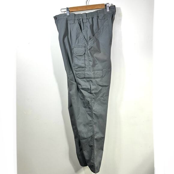 5.11 Tactical Pants RIPSTOP Mens 36 x 32 Apex Cargo Polyester Blend Gray - Picture 6 of 7